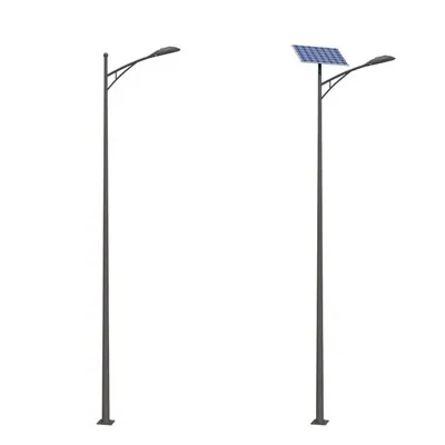 Ocynkowany słup latarni